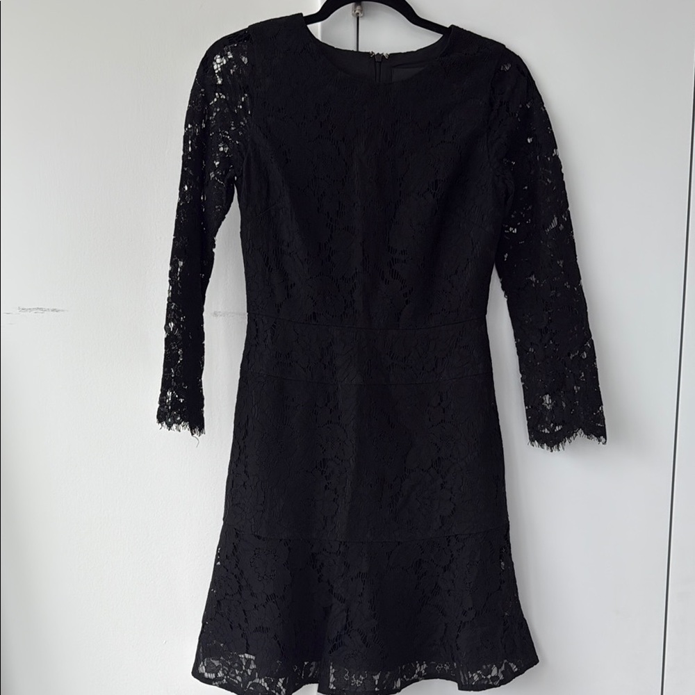 JCrew Black Lace Dress